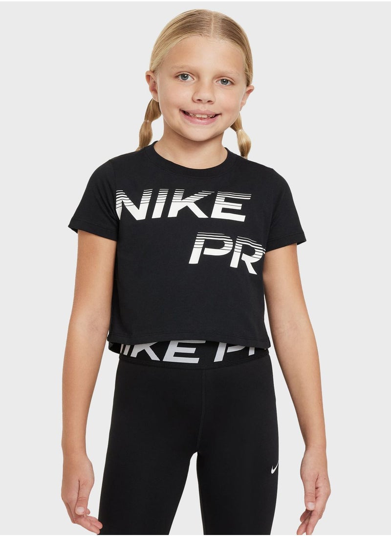 Nike - Youth Dfct Cropped T-Shirt - Image 1