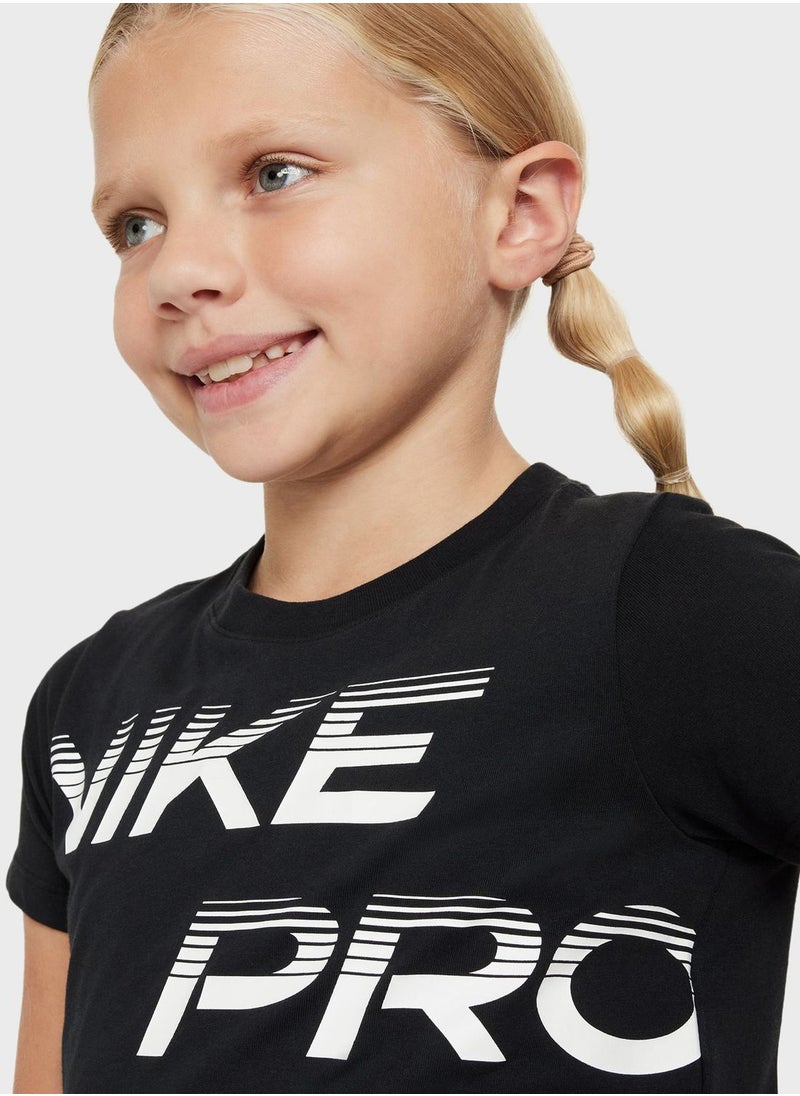 Nike - Youth Dfct Cropped T-Shirt - Image 1