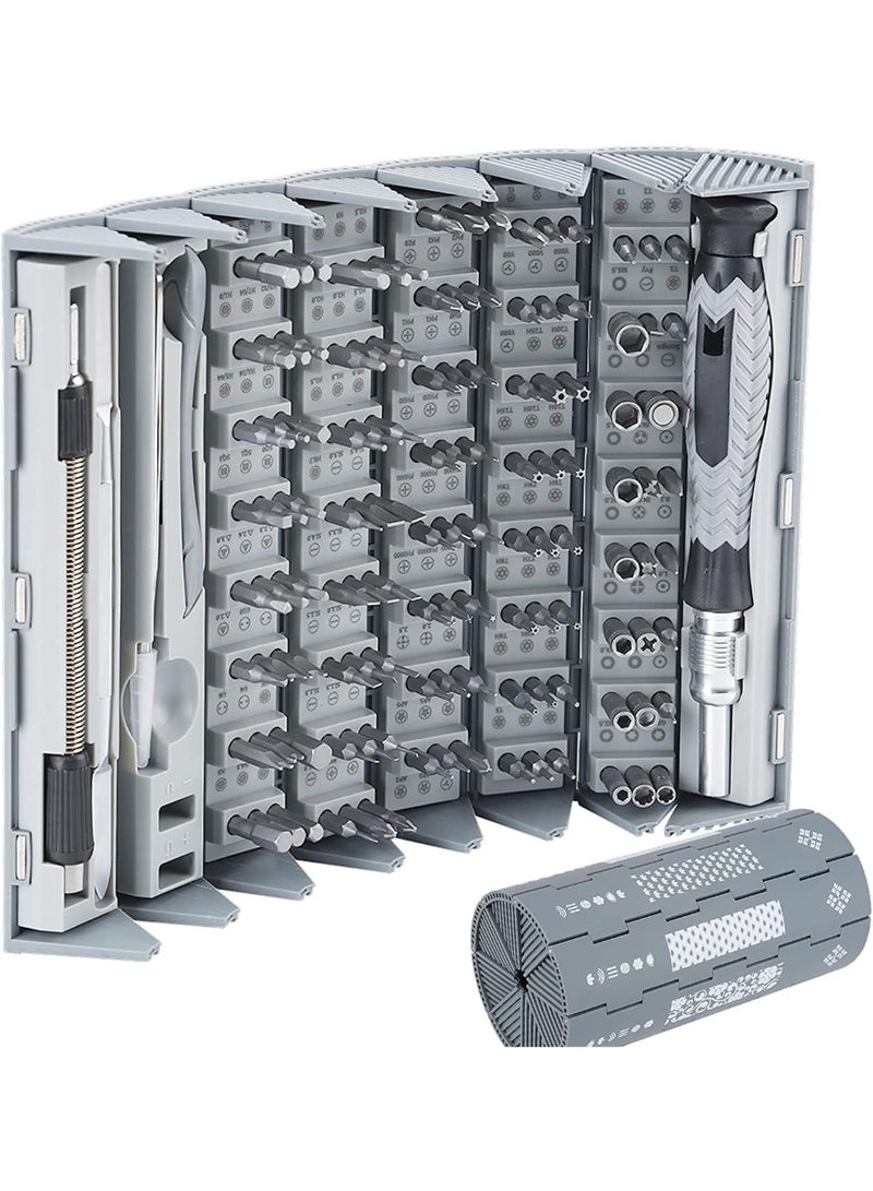 Arabest Precision Screwdriver Set, 126 in 1 Portable Screwdriver DIY Repair Tool Kit, Professional Magnetic Repair Tool Kit for Computer, Laptop, Xbox, Macbook, Game Console, Men Tools Gift (126 in 1) - Image 1