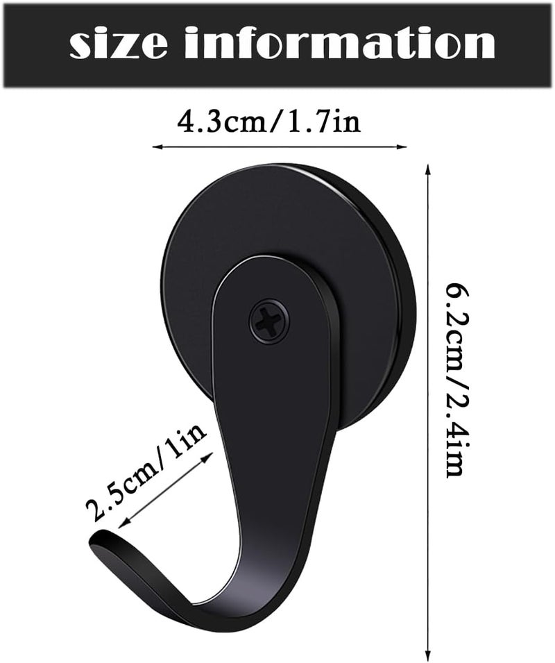 MrAthlet Magnetic Wreath Hanger,Heavy Duty Magnet Hook Holds up to 11lbs for Metal Doors/Surfaces for Metal Front Door and Christmas Decorations - Image 2