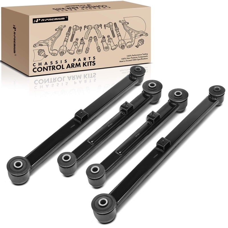 A-Premium APremium Set of 4 Rear Upper Lower Control Arm Kit with Bushing Compatible with Ram 1500 20132023 1500 Classic 20192023