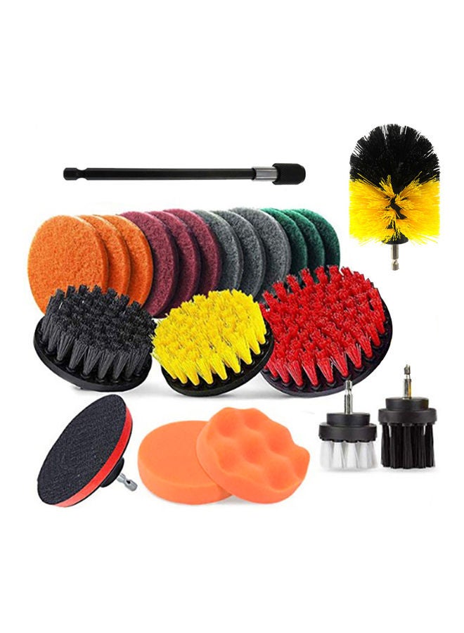 22-Piece Drill Brush Attachments Set - Image 1