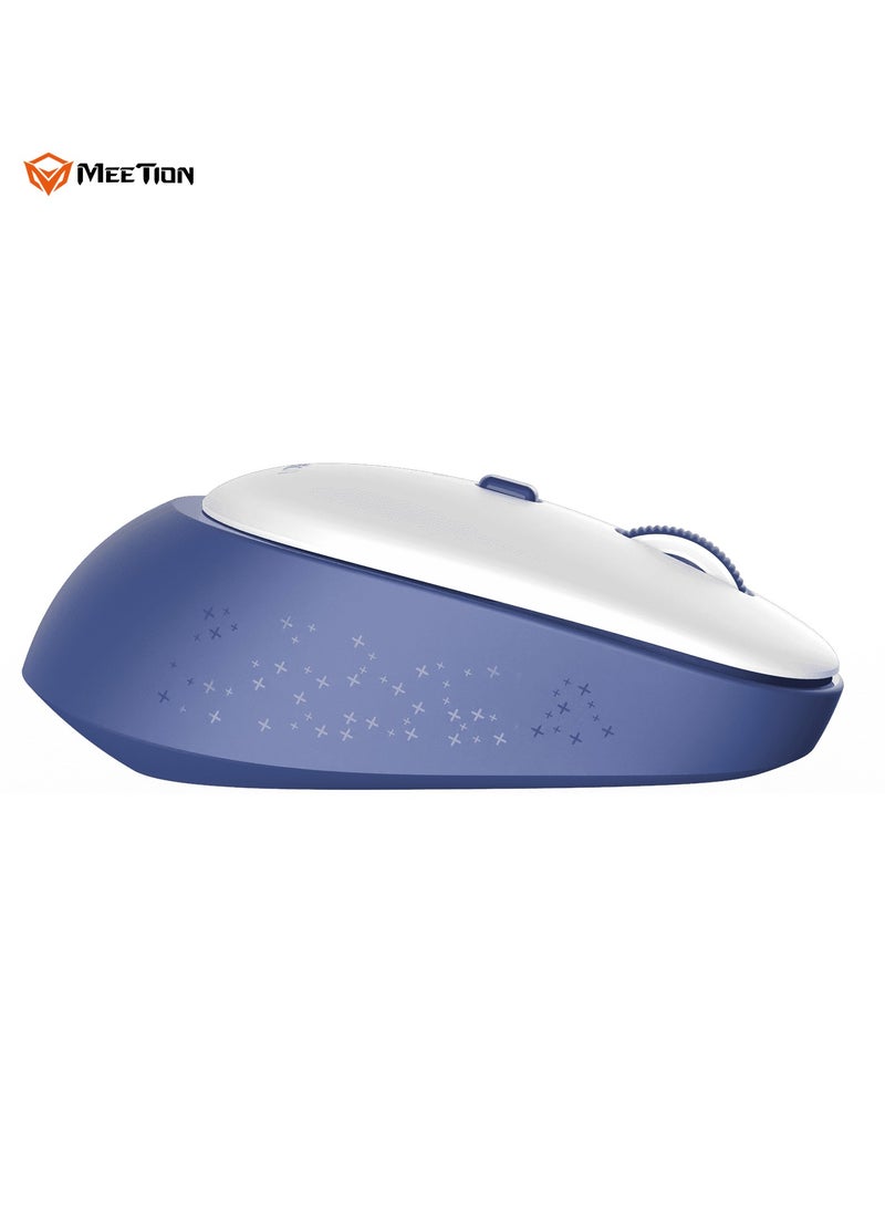 Meetion MEETION 2.4g Wireless Office Mouse Blue 571 Plug and Play Quiet Buttons Adjustable DPI - Image 4