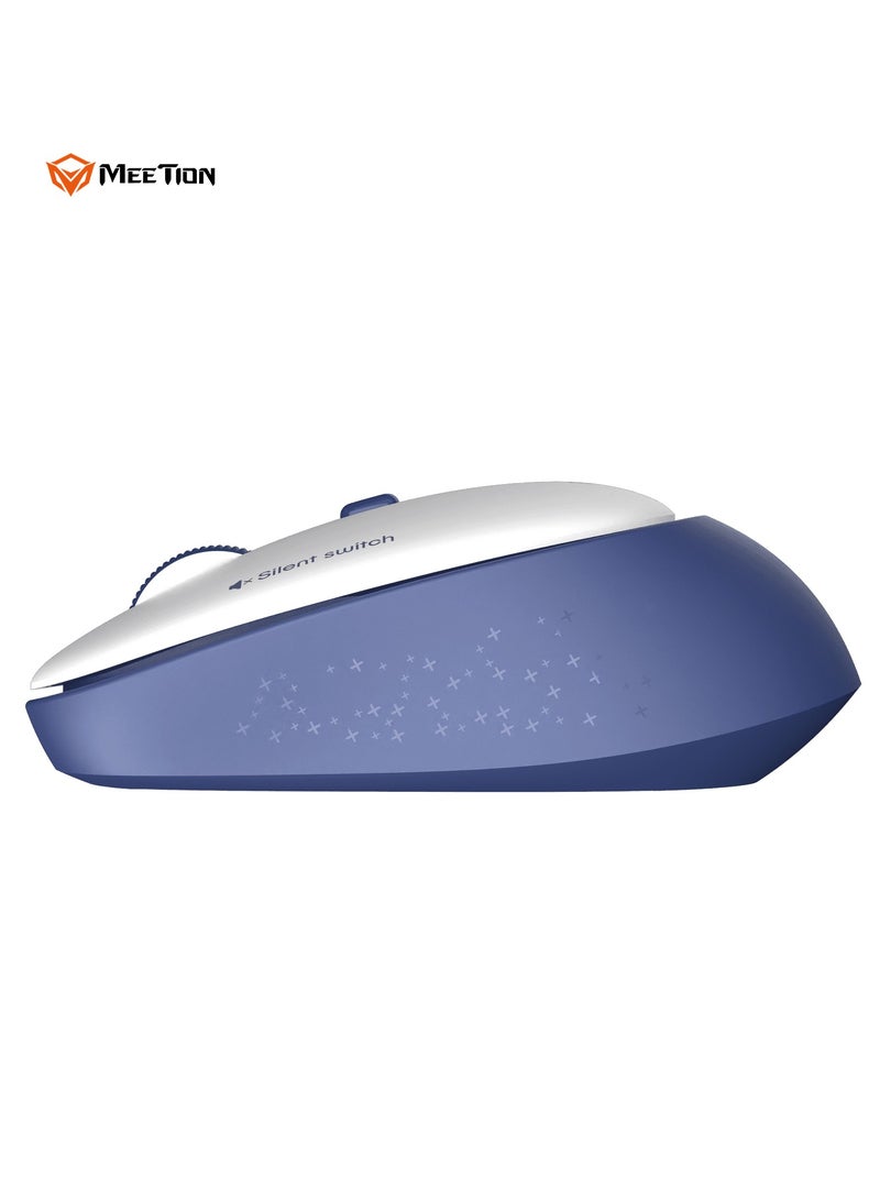 Meetion MEETION 2.4g Wireless Office Mouse Blue 571 Plug and Play Quiet Buttons Adjustable DPI - Image 5