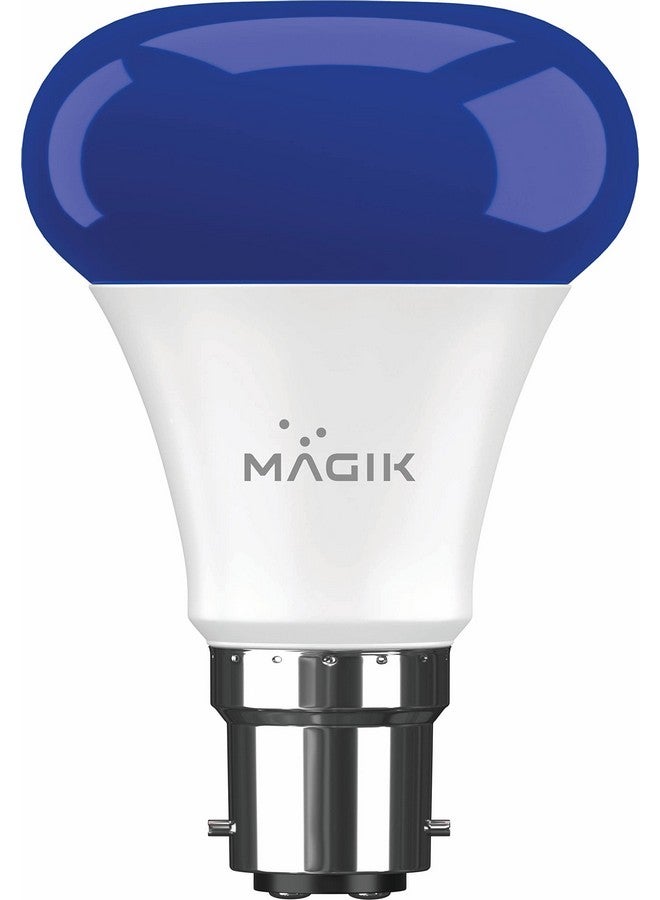 MAGIK Chroma LED Lamp 7W (Blue) B22 bulb | Energy Efficient | Non Dimmable | Upto 4KV Surge Protection - Image 1