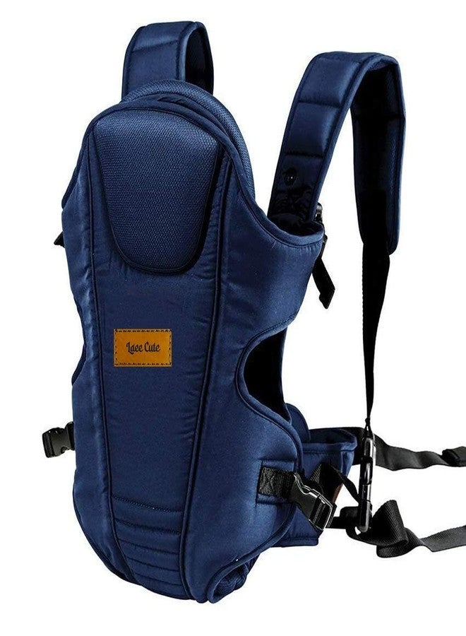 Laee cute 3 in 1 Adjustable Baby Carrier Kangaroo Head Support Safety Belt Sling Backpack Baby Carrier (Full Blue) - Image 1