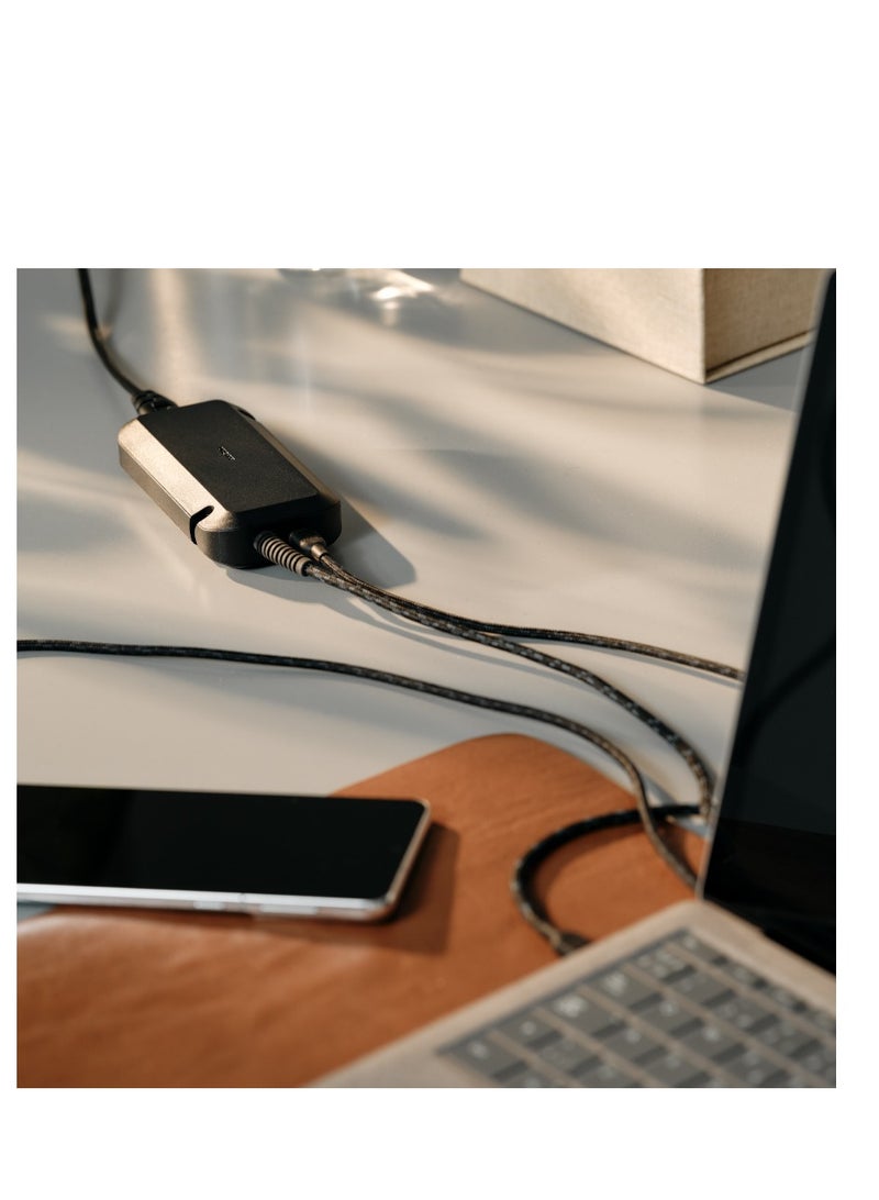 UNISYNK USB-C Laptop Charger 100W Black - Fast Charge for All Devices, Dual Port (100W + 20W), Reinforced Cable, - Image 3