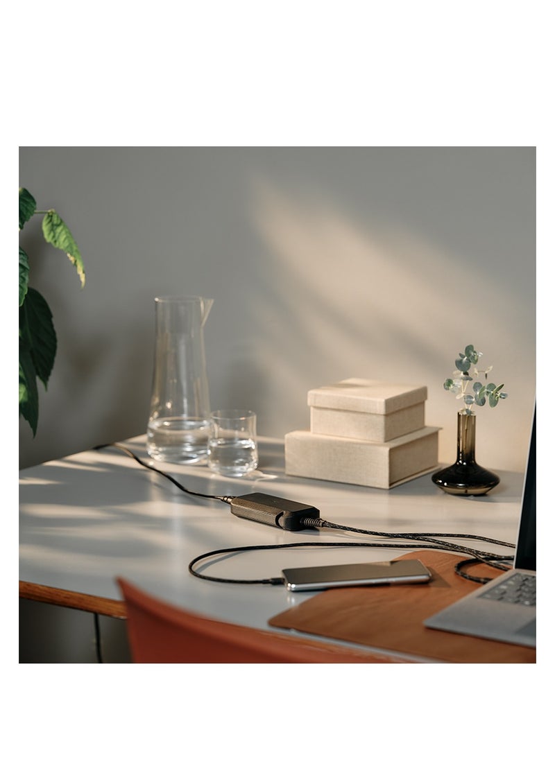 UNISYNK USB-C Laptop Charger 100W Black - Fast Charge for All Devices, Dual Port (100W + 20W), Reinforced Cable, - Image 5