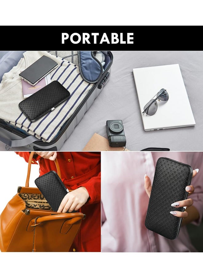 Manicure Kit,19 in 1 Nail Clippers Pedicure Kit,Manicure Tool Kit,Travel Essentials Nail Kit,Includes Nail Clippers,Nail File,Pedicure Tools,Pedicure Kit,Facial Grooming Kit,Gifts for Men Woman(19Pcs) - Image 5