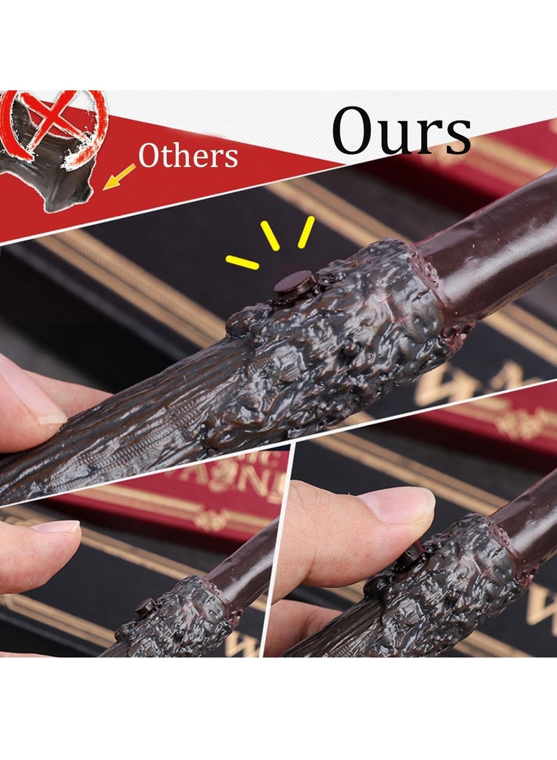 Harry Potter Kids Wizard Magic Wand Adult Witch Magic Wand Cosplay Wand with Light Fire Costume Accessory (Dumbledore) - Image 3
