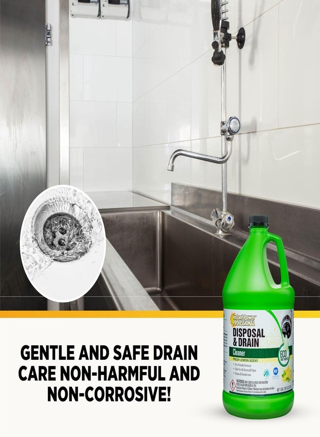 Instant Power Professional Disposal and Drain Cleaner - Keeps all Drains Clear and Running, Cleans and Deodorizes, Safe for Septic Tanks, 1 Gal - Image 4