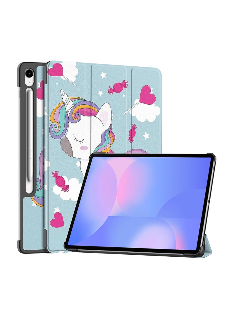 عام غلاف واقي متوافق مع Samsung Galaxy Tab S10 FE+/S10 FE Plus 13.1 بوصة 2025، مزود بفتحة لقلم الحافظة S Pen، حامل متعدد الزوايا، وظيفة النوم/الاستيقاظ التلقائي، غلاف مقاوم للصدمات والسقوط. - Image 1