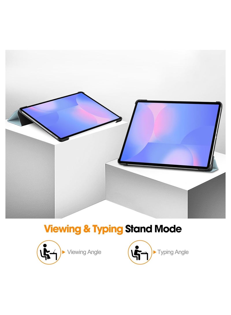 عام غلاف واقي متوافق مع Samsung Galaxy Tab S10 FE+/S10 FE Plus 13.1 بوصة 2025، مزود بفتحة لقلم الحافظة S Pen، حامل متعدد الزوايا، وظيفة النوم/الاستيقاظ التلقائي، غلاف مقاوم للصدمات والسقوط. - Image 3
