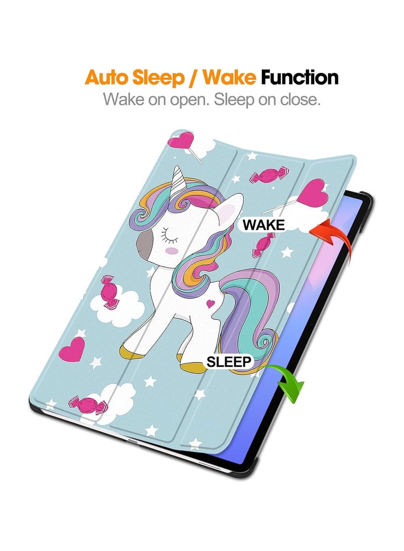 عام غلاف واقي متوافق مع Samsung Galaxy Tab S10 FE+/S10 FE Plus 13.1 بوصة 2025، مزود بفتحة لقلم الحافظة S Pen، حامل متعدد الزوايا، وظيفة النوم/الاستيقاظ التلقائي، غلاف مقاوم للصدمات والسقوط. - Image 2