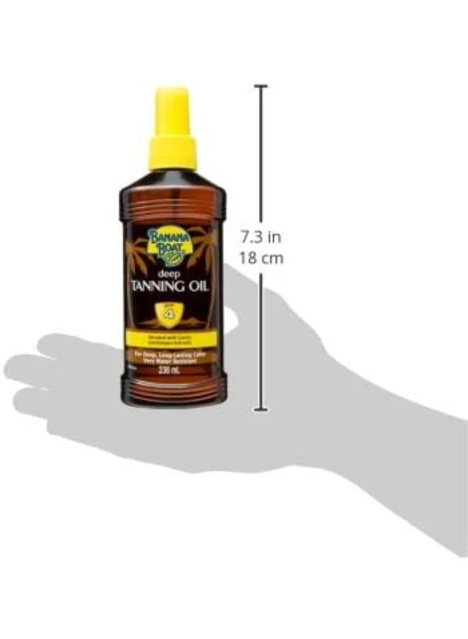 بانانا بوت Banana Boat Tanning. Oil SPF4 236ml