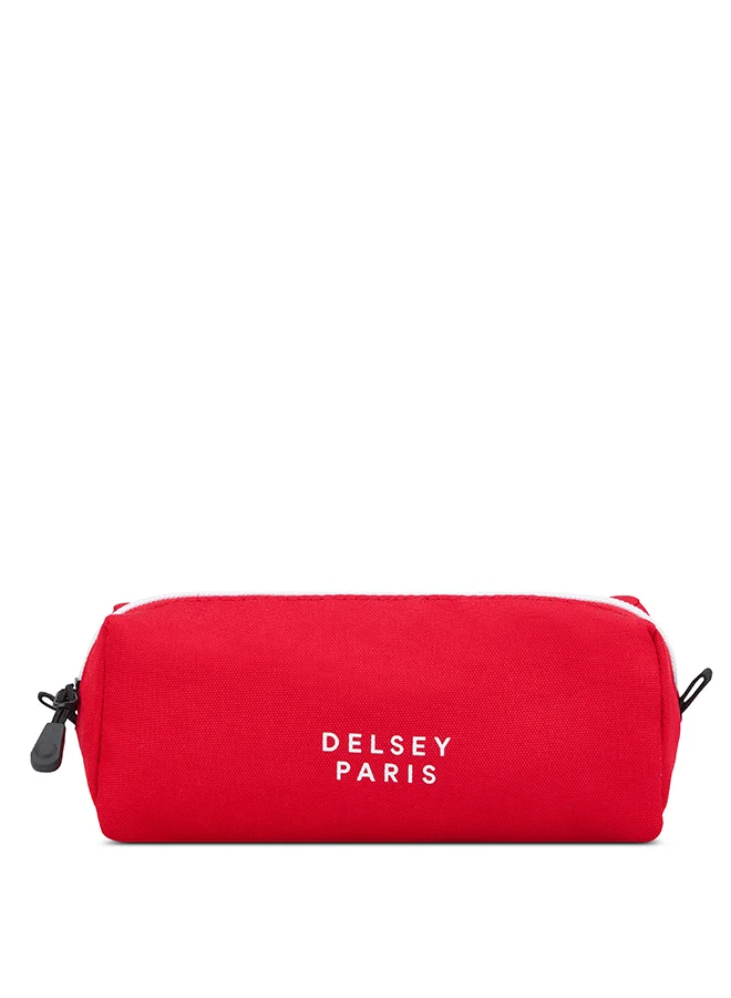 DELSEY Paris Back To School 2025 1-Compartment Pencil Case – Red