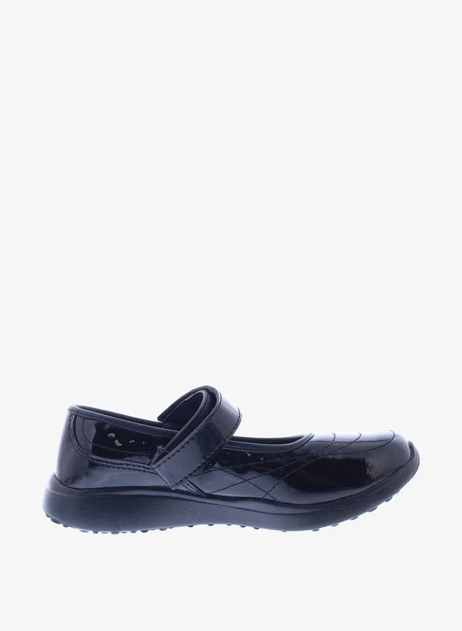 سكيتشرز Girls Textured Mary Jane Shoes with Hook and Loop Closure - MICROSTRIDES