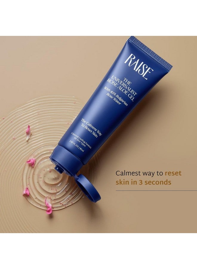 Raise Universalist Rose Aloe Vera Gel | Hydrates & Soothes Skin in 3 Seconds | 85% Bulgarian Rose Water, Niacinamide & Hyaluronic acid | Instant Skin Cooling & Brightening | 85ml - Image 4