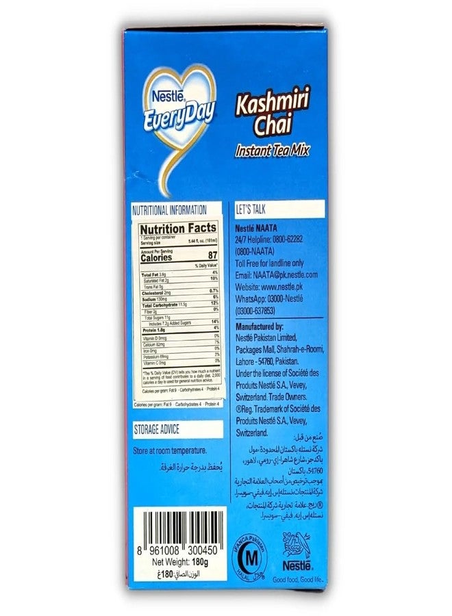 Nestle Nestlé Everyday Instant Pink Tea Mix (Kashmiri Chai) - Authentic Pink Chai, 10 Stick Sachets - Image 3