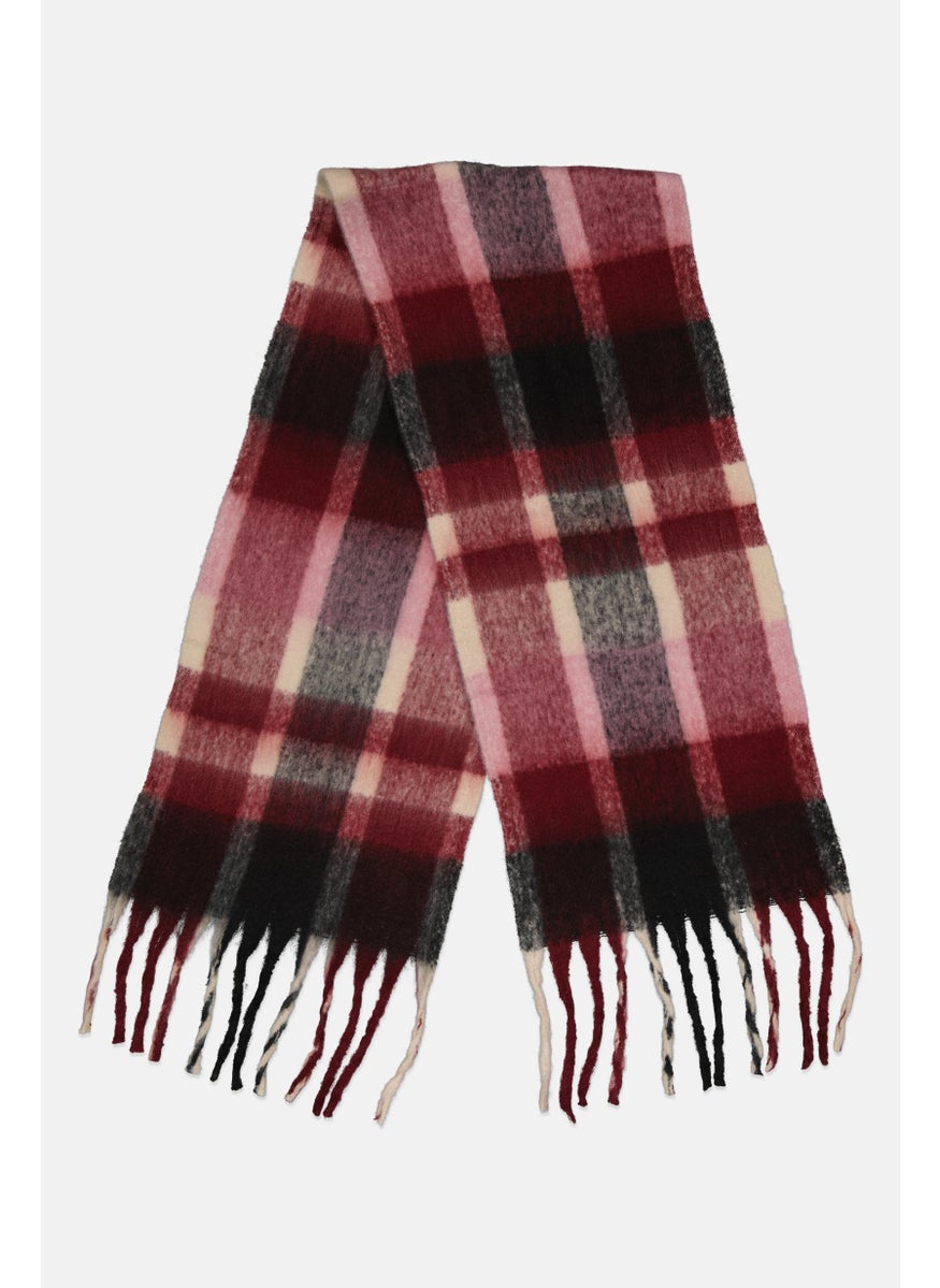 London Fog Women Plaid Scarf 180 x 39 H cm, Multi-color  - Image 1
