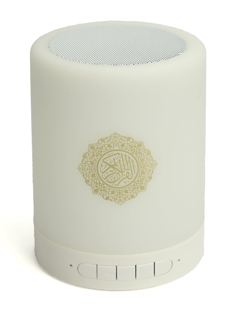Generic - White Smart Lights, Portable Led Light Quran Smart Touch Led Lamp Bluetooth Speaker With Remote, Rechargeable Full Recitations of Quran - Image 1