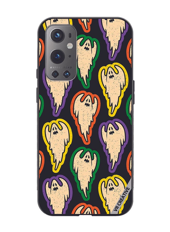 VR CREATIVE Protective Case Cover For OnePlus 9 Pro Ghost Design Multicolour - Image 1