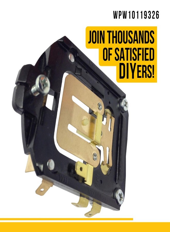 PartsBroz لوحة التحكم في السرعة PartsBroz WPW10119326 - متوافقة مع خلاط Whirlpool KitchenAid - بديل AP6015292 W10119326 1394070 240904-2 4162402 4176137 PS11748567 بديل فائق التحمل - Image 4