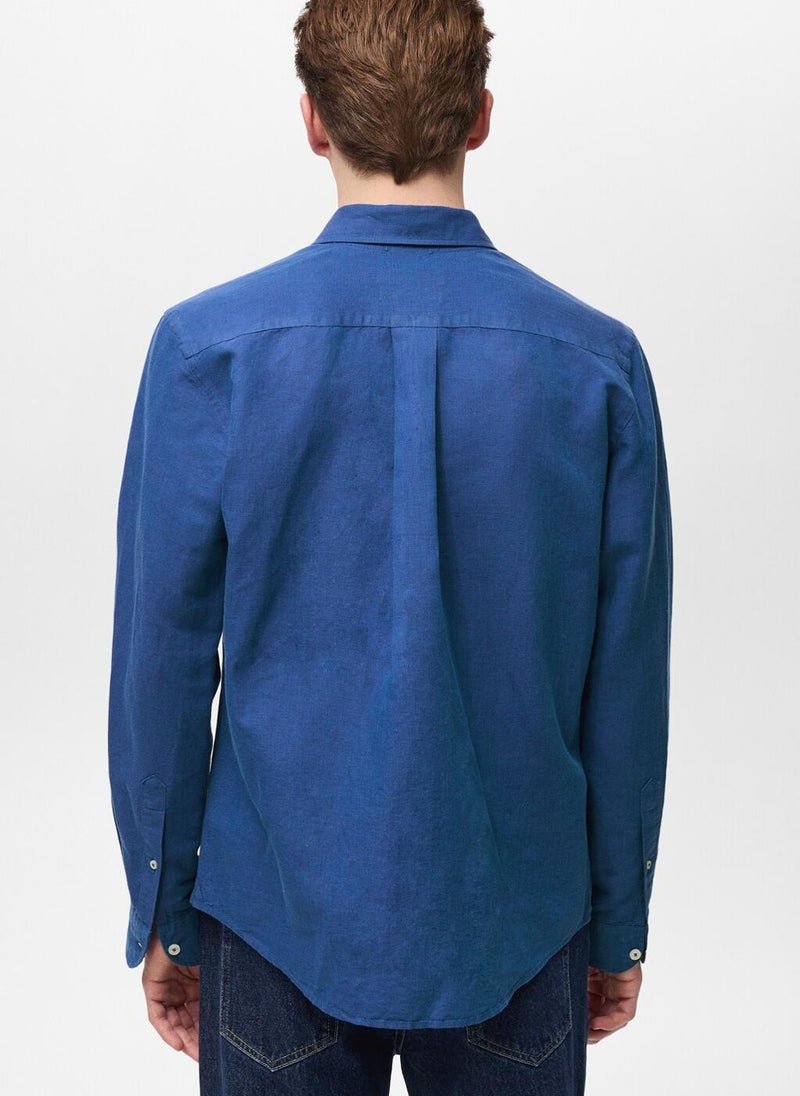 Mango Man Casual Regualr Fit Classic Shirt  - Image 2