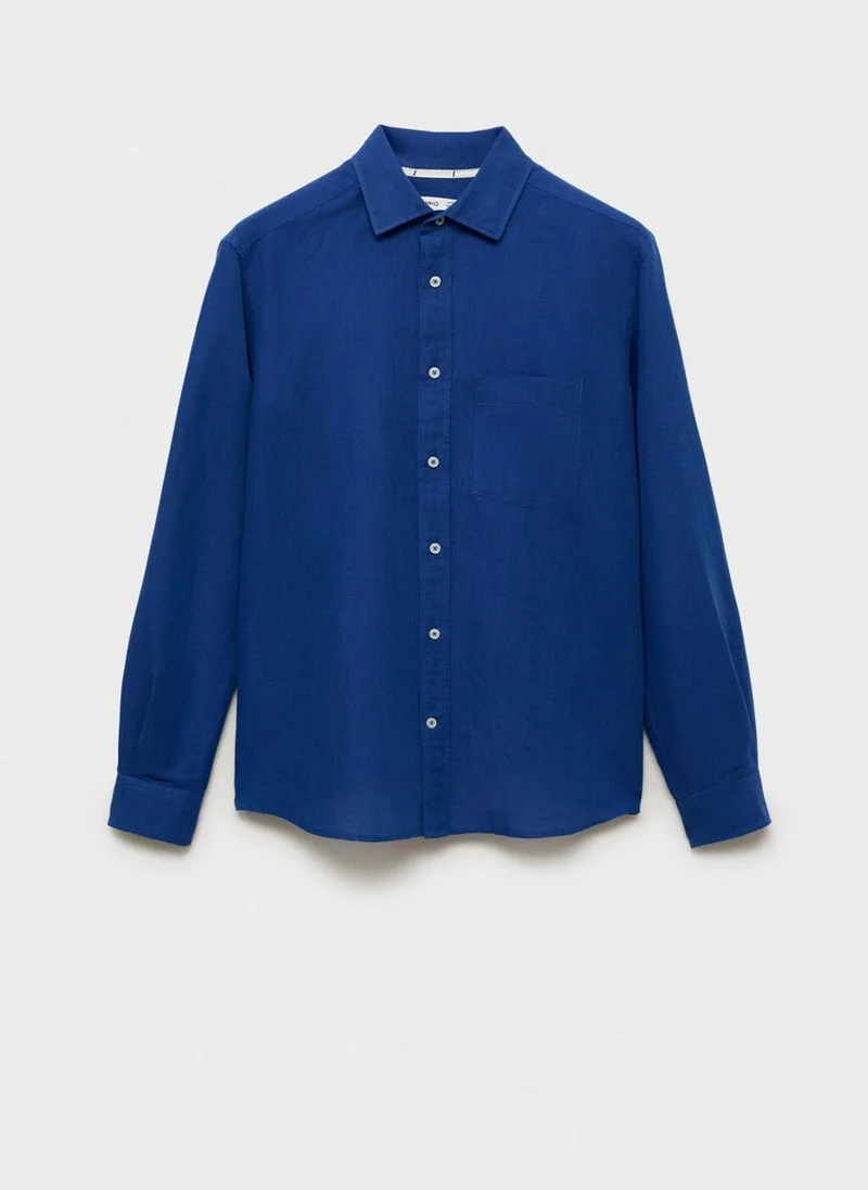 Mango Man Casual Regualr Fit Classic Shirt