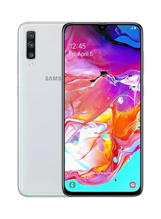 جالاكسي A70 ثنائي الشريحة أبيض 128 جيجابايت 6 جيجابايت رام 4G LTE
