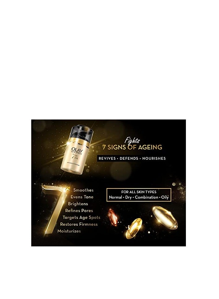 Olay Total Effects Slay All Day Pack - Day Cream 50gm + Night Cream 50 gm| Fights 7 Signs of Ageing | With Niacinamide and Green Tea Extracts | Normal, Oily, Dry, Combination Skin | Pack of 2 - Image 3