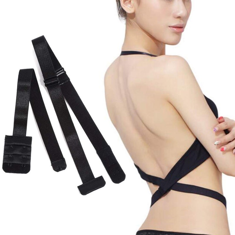YARBAR Low Back Bra Converter Extender 2 Hook 3 Row for Women Lady Backless Dress - Image 2