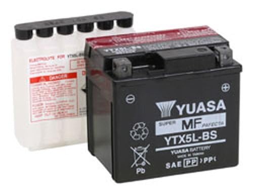 Yuasa YUAM32X5B YTX5L-BS Maintenance Free AGM Battery with Acid pack - Image 4