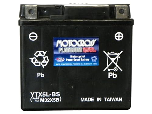Yuasa YUAM32X5B YTX5L-BS Maintenance Free AGM Battery with Acid pack - Image 2