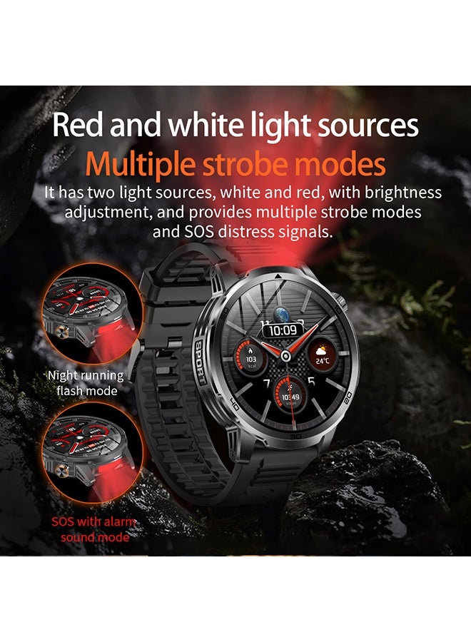 RollsTimi  Smart Watch for Men Answer/Make Call 1.85" Display 100+ Sports Modes Fitness Smart Watch LED Flashlight IP68 Waterproof 30 Days Standby Smartwatch for Android iOS - Image 4