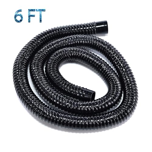 YOQVQOY 118 Boat Bilge Pump Hose Kit118 Dia 6 FT KinkFree PVC Hose118 Inch ABS ThruHull Fitting2PCS 316Stainless Steel Hose Clamps for Boat Marine - Image 3