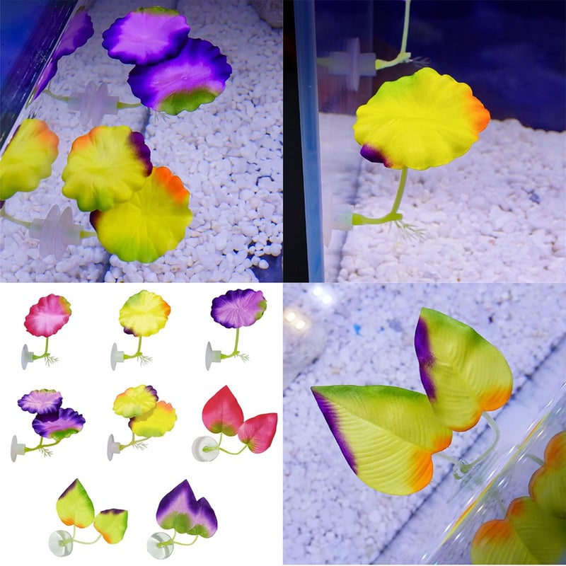 Artificial Water Plant for Fish Tanks Multi Colored Design Enhances Underwater Realistic Fish Tanks Plant - Image 2