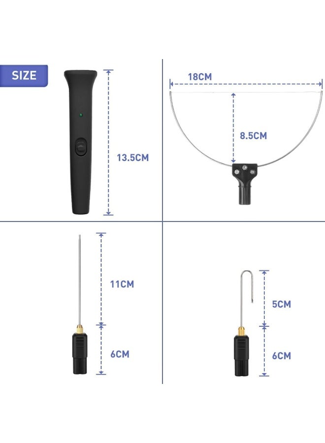 Electric Foam Cutter Kit ，9pcs Styrofoam Carving Pen Tools Set for Polyethylene Eva Crafts（British Standard） - Image 3