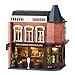 CUTEROOM DIY Miniature House Kit CUTEROOM Wooden Dollhouse Kit Mini House Making Kit with Furnitures DIY Dollhouse Kit Birthday Gift Garden Restaurant D016US - Image 3