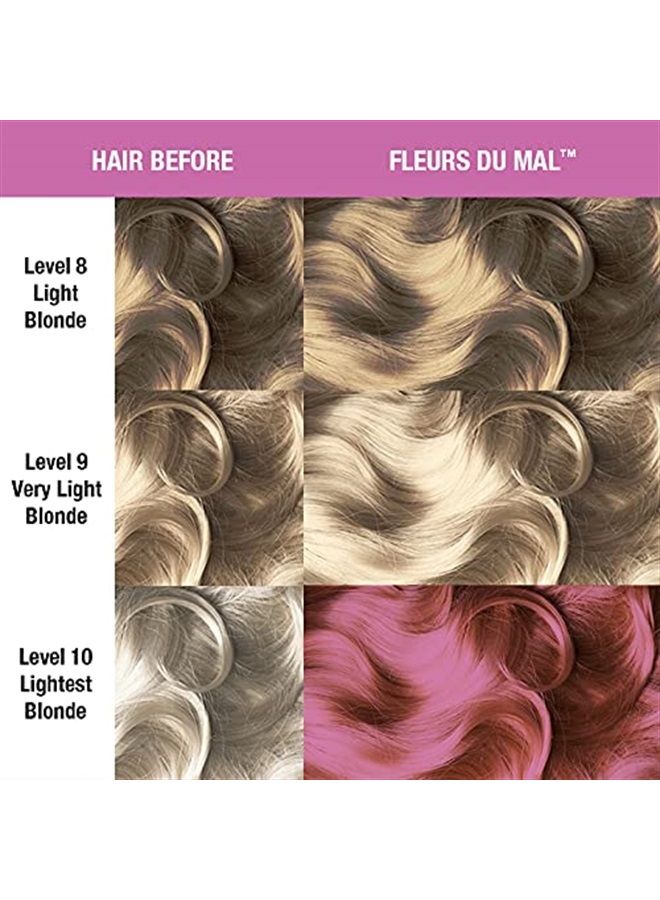 Manic Panic Fleurs Du Mal Pastel Pink Hair Dye - Creamtone - Semi-Permanent Pastel Pink Hair Color - Vegan, PPD & Ammonia-Free (4oz) - Image 3