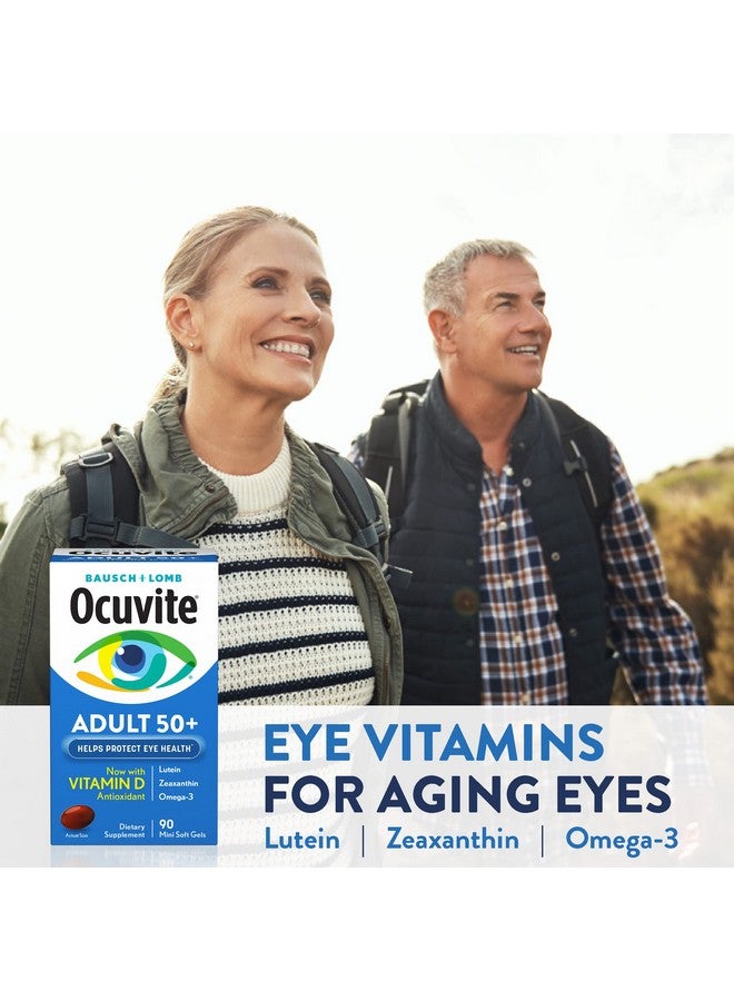 مكمل فيتامينات ومعادن العيون من أوكوفايت، يحتوي على الزنك وفيتامينات سي وإي وأوميجا 3 ولوتين وزياكسانثين، 90 كبسولة هلامية (قد تختلف العبوة) - Image 3