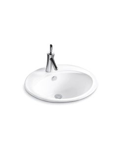 DANUBE HOME حوض غسيل فوق المنضدة Kn-221 أبيض - صناعة ميلانو في الصين  - Image 1