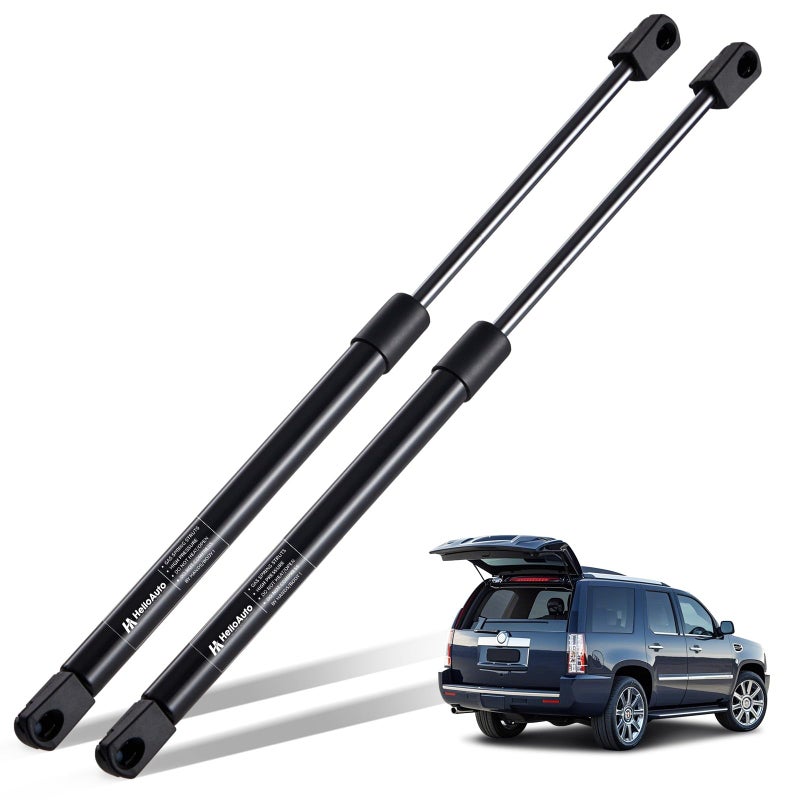 HelloAuto Rear Glass Window Struts 4185 Compatible with Cadillac Escalade 20072014 Trunk Struts Shock Spring with Gmc Yukon Models Lift Supports fit for Tahoe Suburban 15002500 Set of 2