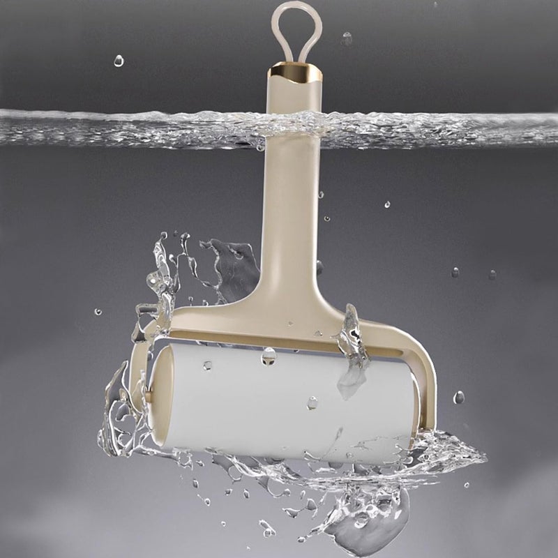 Washable Reusable Lint Roller, Portable Mini Lint Remover, Cat Pet Hair Rollers Travel Size Sticky Cleaner Dog Hair Remover for Clothes Gel Lint Roller Ball (Green) - Image 4