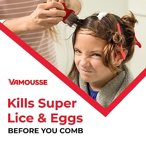 Vamousse PRO Lice Emergency Kit Includes Lice Treatment Mousse 6 Oz Daily Shampoo 4 Oz Repellent Spray 3 Oz Steel Comb 2 Clips for Kids Adults Ideal for Daily Use - Image 3