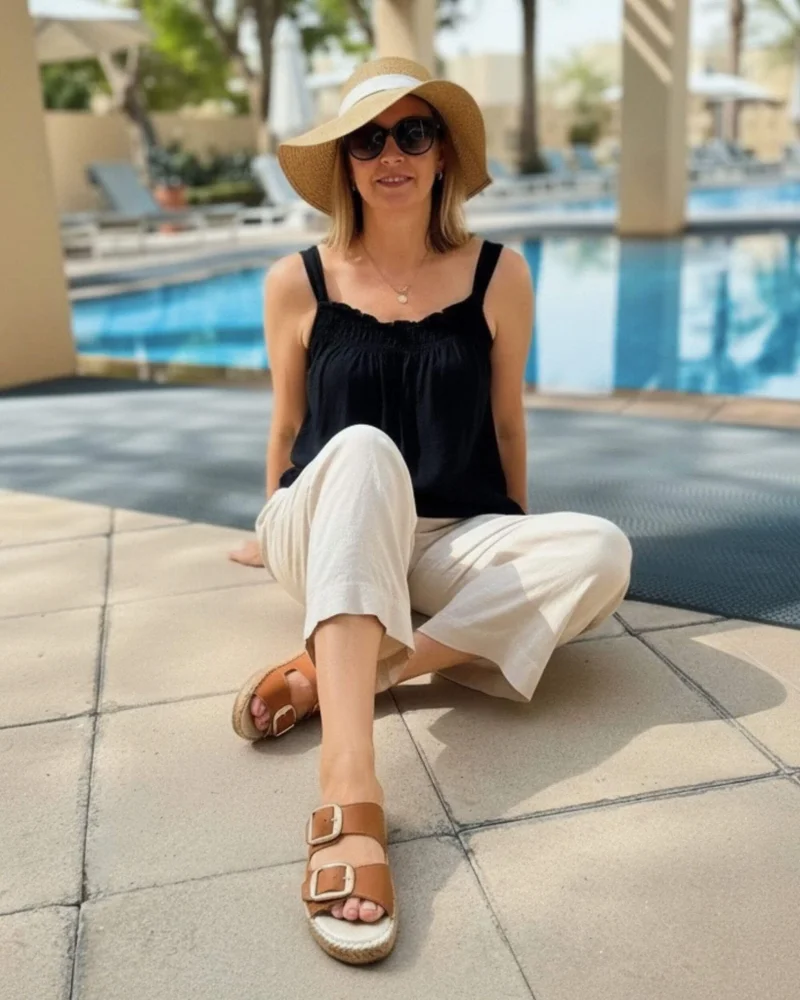 شو كيو Urban Espadrille Slide