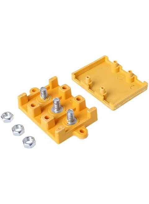 Wire Connection Box,Electric Bicycle E Bike Motor Controller Wire Connection Box Insulation Box Phase Battery Wire Connector Three-Post Junction Box