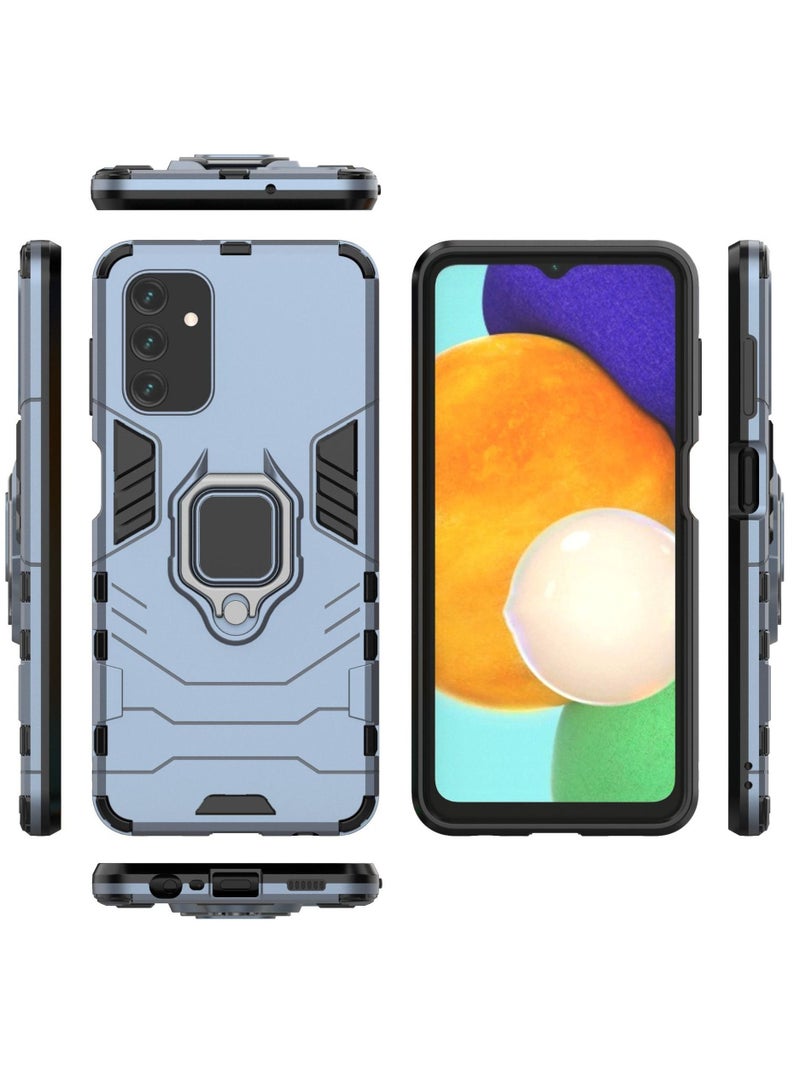 Blue Samsung protective cover with ring bracket - Image 2