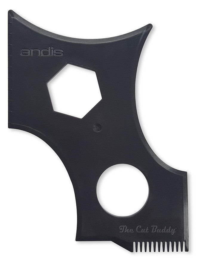 أداة تشكيل اللحية من أنديس لجميع اللحى وخطوط الشعر - أداة هير بادي المتميزة لتشذيب وتصفيف شعر الوجه، لون أسود - Image 1