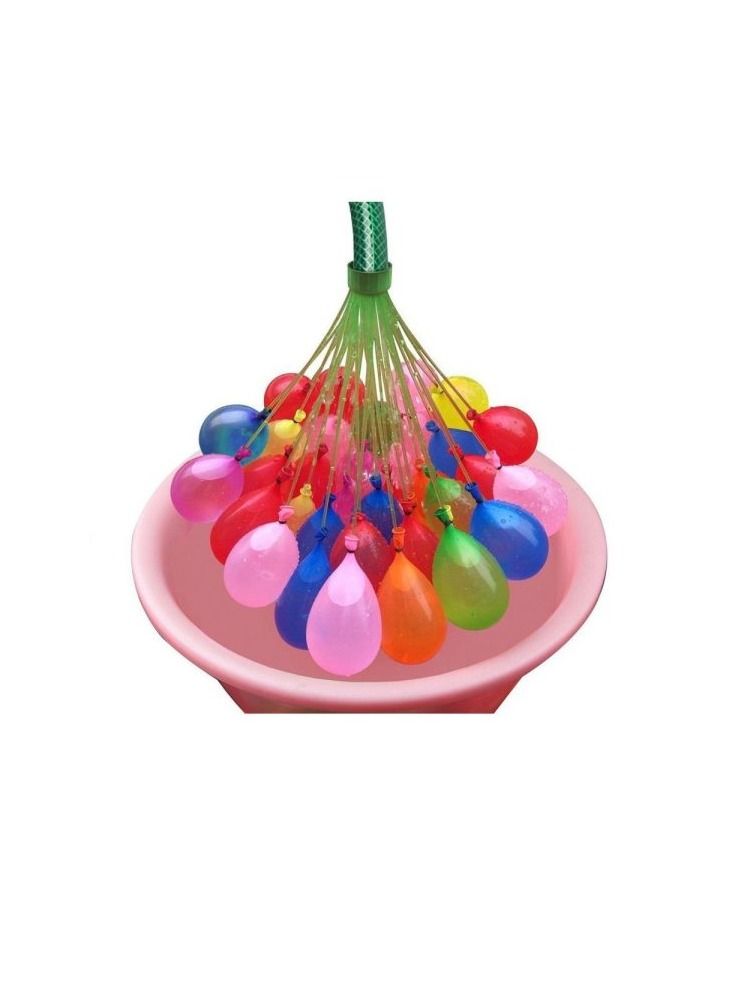 AS SEEN ON TV Water Toy Balloon Set Self Quick Filling Water Splash Fun Outdoor Set 111Pc Multicolor  - Image 2